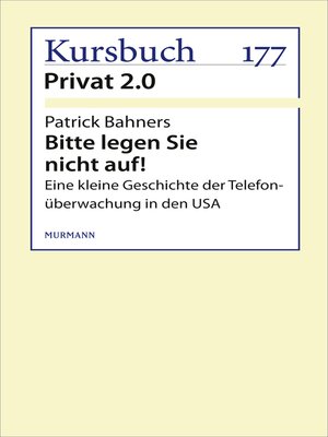 cover image of Bitte legen Sie nicht auf!